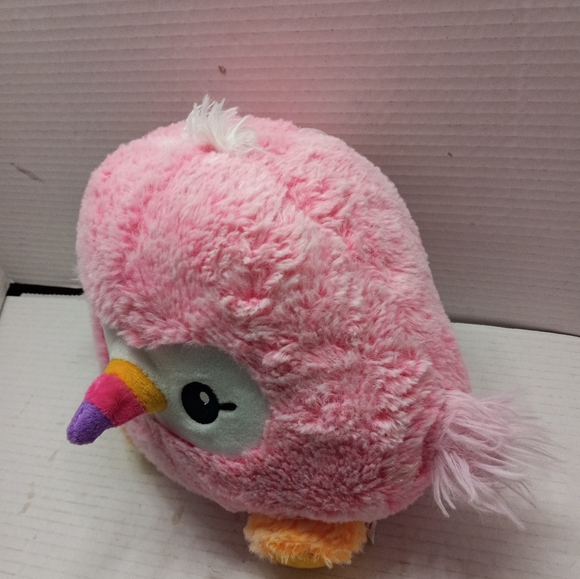 Fiesta Aggretsuko Cutie Beans Gumballs Claire Pink Flamingo Soft Plush Toy Cute - Picture 7 of 8